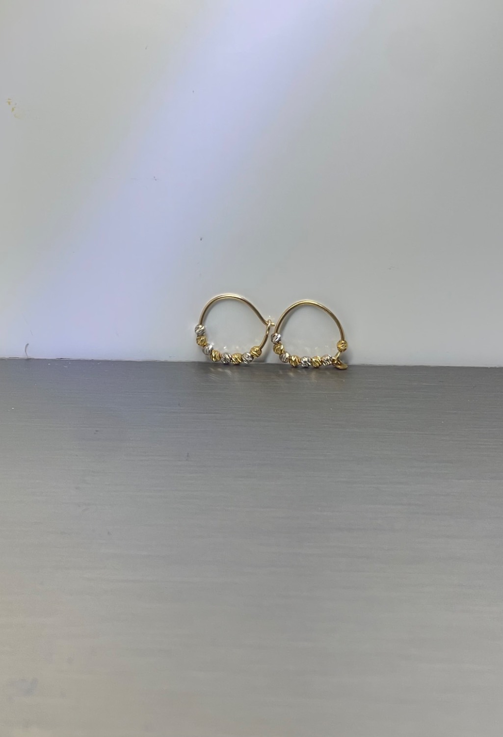 گوشواره حلقه گوی دار 